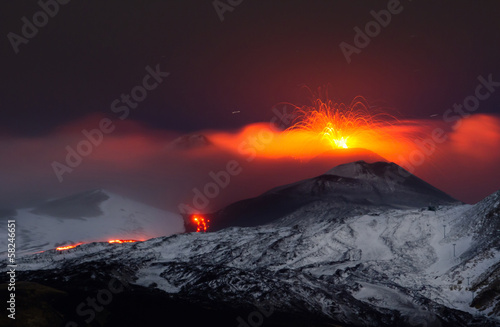 Photo: Eruption etna 2013 Eruption etna 2013