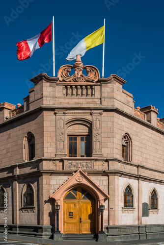 Photo: Palace of the Archbishop at Arequipa Peru Palace of the Archbishop at Arequipa Peru
