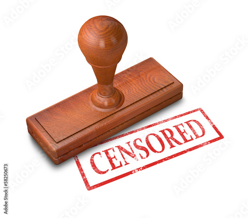Illustration: Censored Stamp Censored Stamp