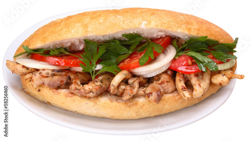 Photo: Ekmek Arası Tavuk Izgara Ekmek Arası Tavuk Izgara