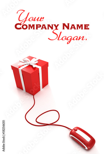 Illustration: Online gift shopping Online gift shopping