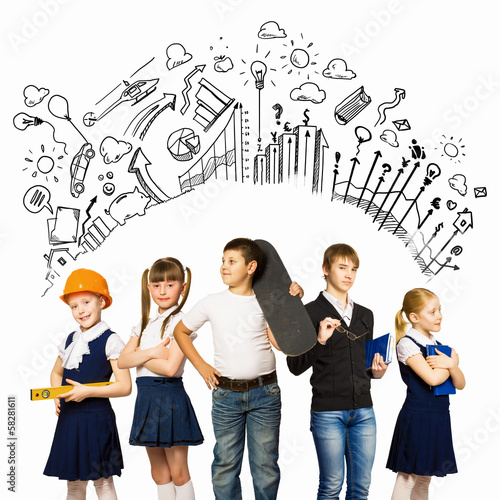 Photo: Choosing future profession Choosing future profession