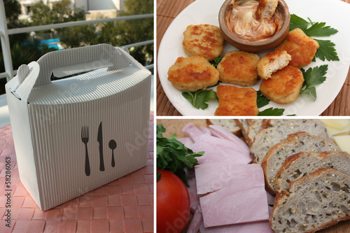 Photo: Panier repas - Pique nique Panier repas - Pique nique