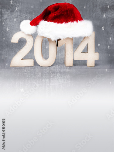 Photo: Voucher for christmas and new year with mitre Voucher for christmas and new year with mitre