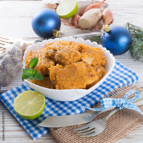 Photo: Fish with carrots imbir sauce Fish with carrots imbir sauce