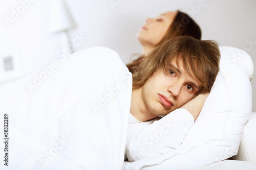 Photo: Young man and his wife Young man and his wife