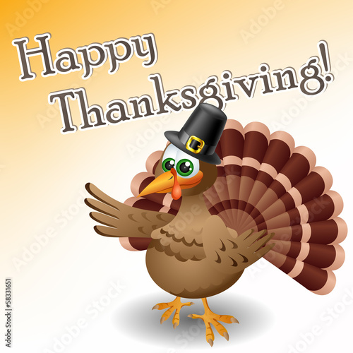 Vector: Cartoon turkey Cartoon turkey