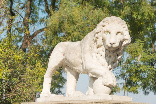 Photo: Lion statue around Vorontsov palace in Odessa Lion statue around Vorontsov palace in Odessa