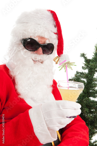 Photo: Santa on vacation Santa on vacation