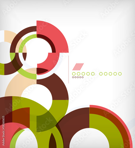 Vector: Rings geometric shapes abstract background Rings geometric shapes abstract background