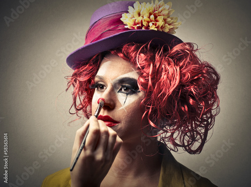Photo: Clown Make-Up Clown Make-Up