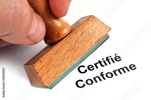 Photo: Certifié conforme Certifié conforme