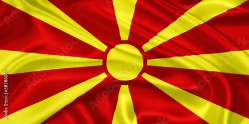 Illustration: flag of Macedonia flag of Macedonia