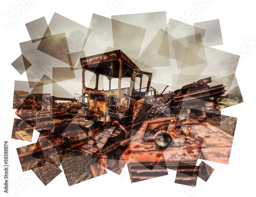 Photo: scrap metal collage scrap metal collage