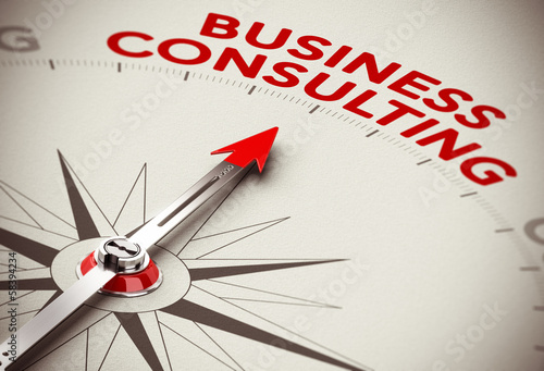 Illustration: Business Consulting Concept Business Consulting Concept