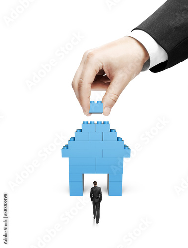 Photo: walking businessman walking businessman