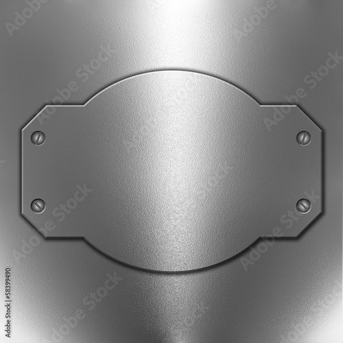 Illustration: Chrome metal background Chrome metal background