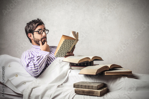 Photo: Studying Before Sleeping Studying Before Sleeping