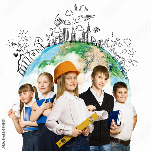 Photo: Group of kids Group of kids