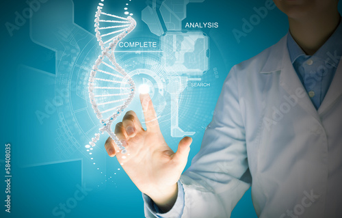 Photo: DNA molecule DNA molecule
