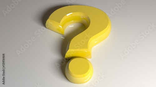 Illustration: Yellow question mark Yellow question mark
