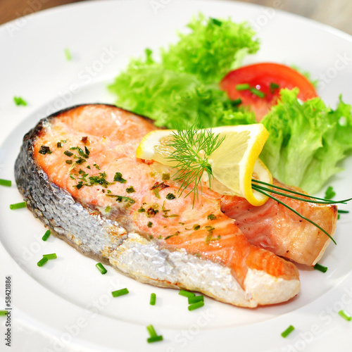 Photo: Lachssteak Lachssteak