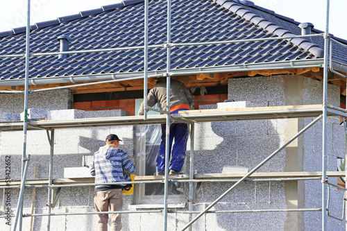 Photo: Styropor an Einfamilienhaus Styropor an Einfamilienhaus