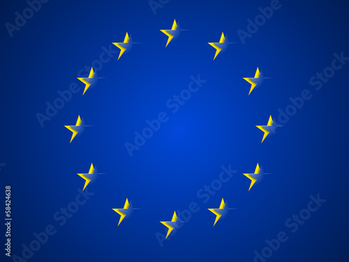 Illustration: Europe flag Europe flag