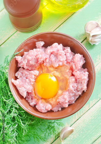 Photo: minced meat with egg minced meat with egg