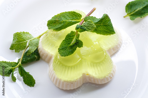 Photo: dairy and fruit jelly dairy and fruit jelly