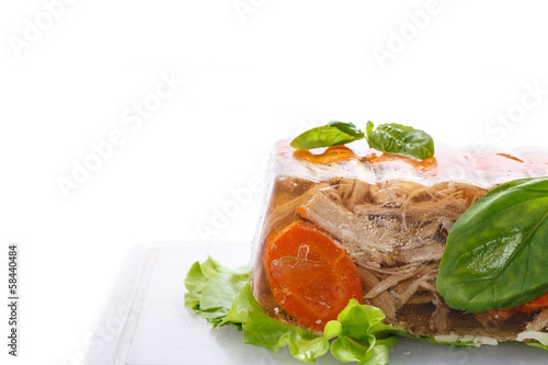 Photo: meat aspic meat aspic