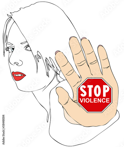Photo: Stop violence Stop violence