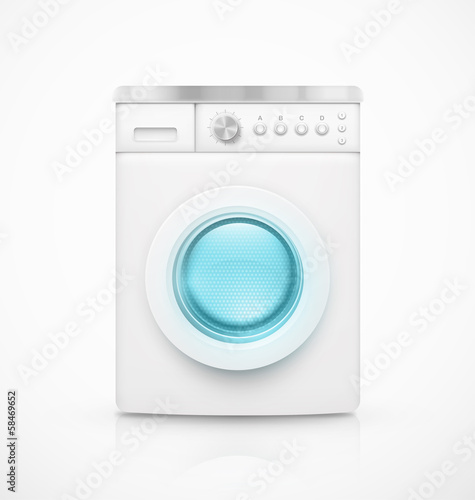 Vector: Washing machine Washing machine