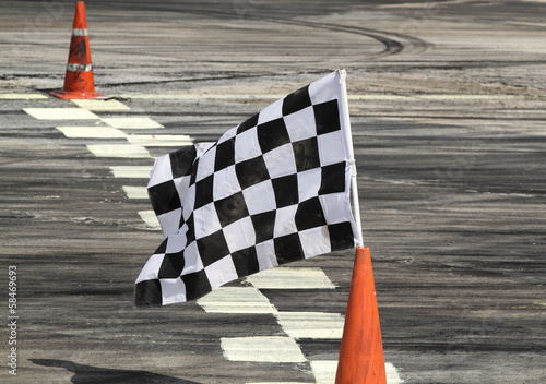 Photo: Finish flag Finish flag