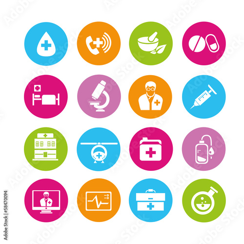 Vector: health care icons, medical icons health care icons, medical icons