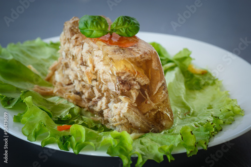Photo: meat aspic meat aspic