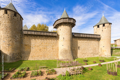 Photo: Medieval city of Carcassonne in France Medieval city of Carcassonne in France