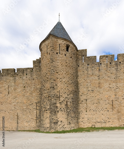 Photo: Medieval city of Carcassonne in France Medieval city of Carcassonne in France