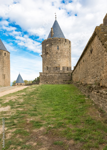 Photo: Medieval city of Carcassonne in France Medieval city of Carcassonne in France
