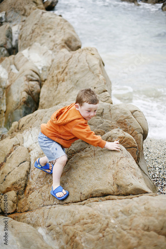 Photo: Boy at the Beach Boy at the Beach