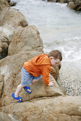 Photo: Boy at the Beach Boy at the Beach