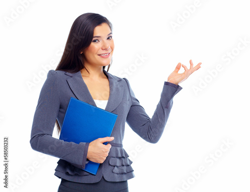 Photo: Beautiful business woman. Beautiful business woman.