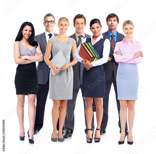 Photo: Business people group. Business people group.