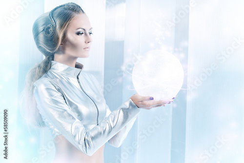 Photo: white sphere white sphere