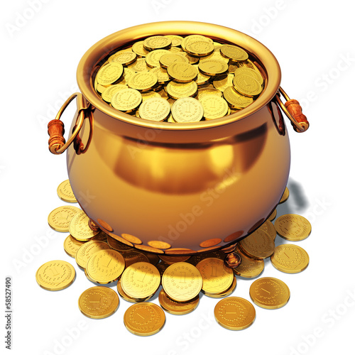 Illustration: Pot of gold Pot of gold