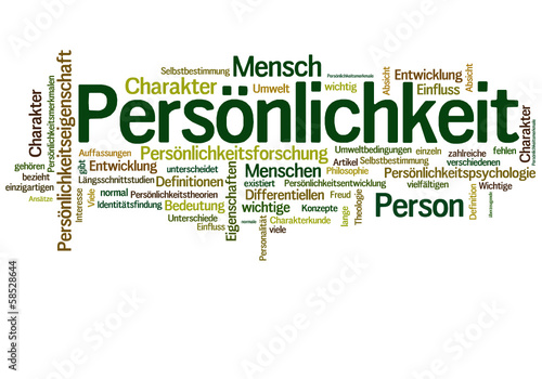 Vector: Persönlichkeit (Charakter, Person, Individualität) Persönlichkeit (Charakter, Person, Individualität)
