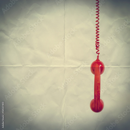 Photo: red phone paper backdrop red phone paper backdrop