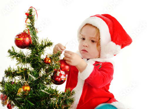 Photo: baby Santa girl baby Santa girl