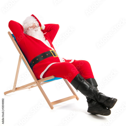 Photo: Santa Claus on vacation Santa Claus on vacation