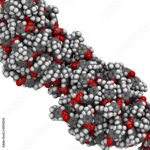 Illustration: Polycarbonate (PC) plastic, chemical structure. Polycarbonate (PC) plastic, chemical structure.